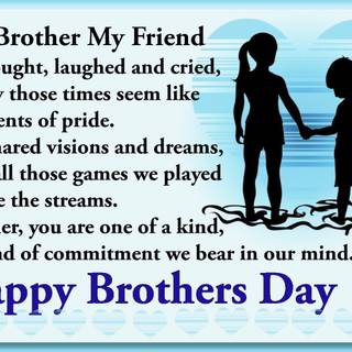 Happy Brother's Day wallpaper