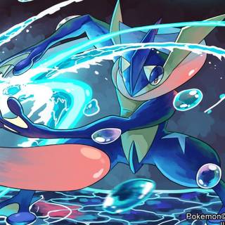 Greninja and Charizard wallpaper