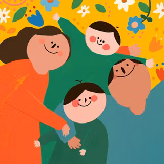 Joy and happiness wallpaper