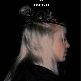 Billie Eilish aesthetic black wallpaper