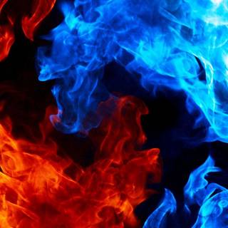 Blue smoke wallpaper