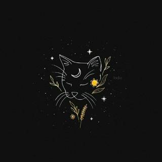 Cute aesthetic black wallpaper