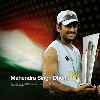 Ms Dhoni 4k desktop wallpaper