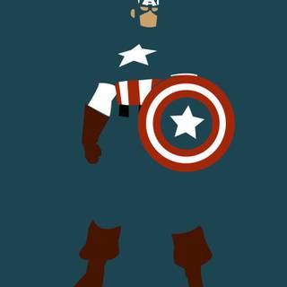 Endgame Captain America minimalist wallpaper