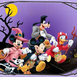 Mickey Mouse Halloween wallpaper