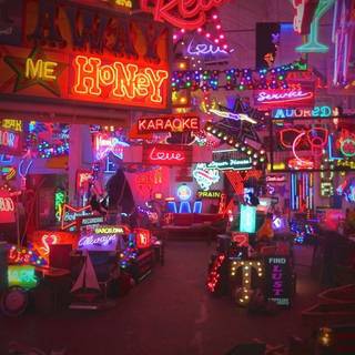 Aesthetic night life Ps4 wallpaper