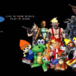 Ps1 vintage wallpaper