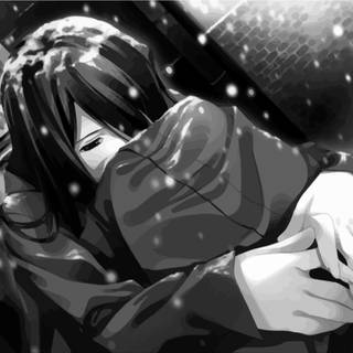 Sad depressed anime girl dasktop wallpaper