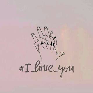 Love drawing iPhone wallpaper