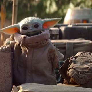 Mandalorian and Baby Yoda wallpaper