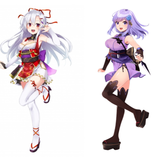 Anime girl alchool wallpaper