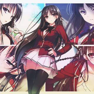 Anime Youkoso Jitsuryoku Shijou Shugi wallpaper