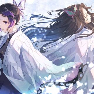 Shinobu Kochou Kimetsu No Yaiba wallpaper