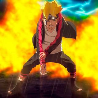 Anime boy power up wallpaper