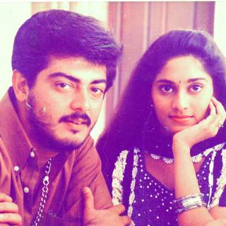 Ajith and Shalini wallpaper