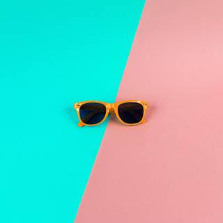 Minimal pink green wallpaper