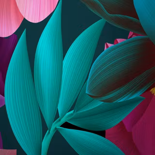 Minimal pink green wallpaper