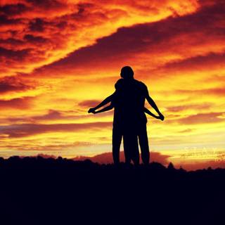 Sunset dance wallpaper