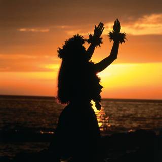 Sunset dance wallpaper