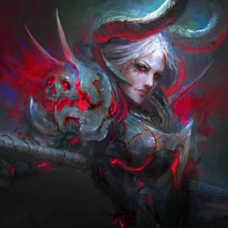 Anime devil 4k wallpaper