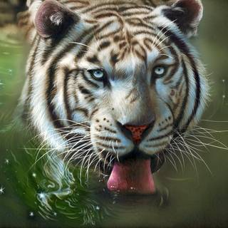 Harimau amoled wallpaper