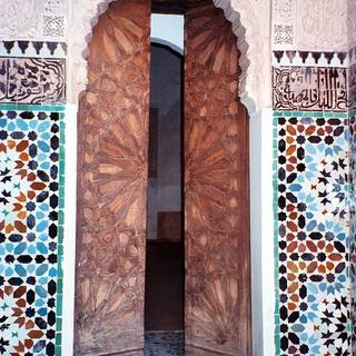 Islamic geometric designs wallpaper