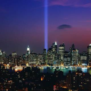 New York lights HD wallpaper