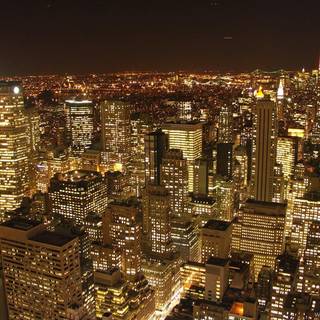 New York lights HD wallpaper