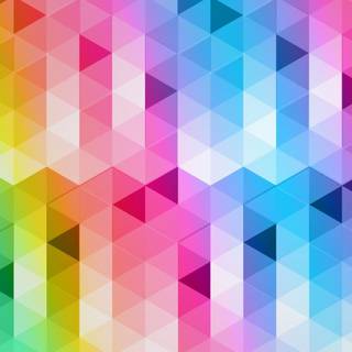 Multicolor geometric wallpaper