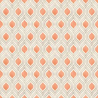 Orange geometric wallpaper