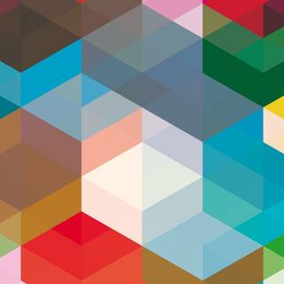 Colorful geometric shapes wallpaper
