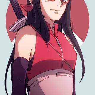Sarada and Sakura wallpaper