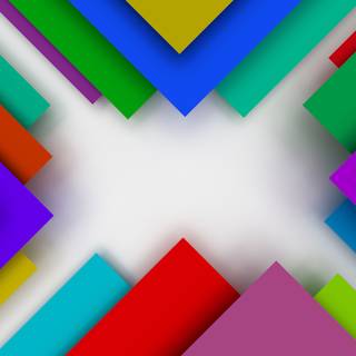 Colorful geometric shapes wallpaper