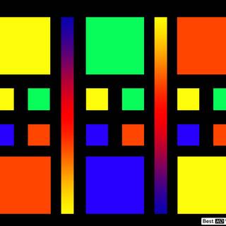 Colorful geometric shapes wallpaper