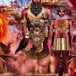 African goddess wallpaper