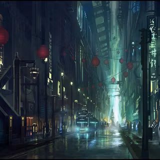 Desktop Cyberpunk wallpaper