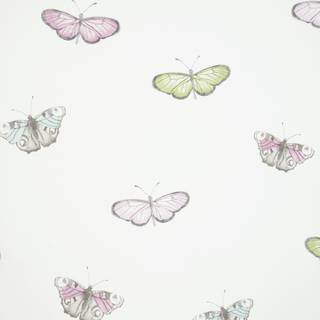 Pastel butterfly wallpaper