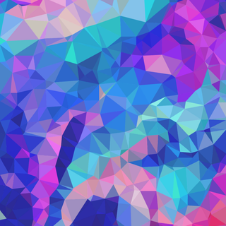 Polygon geometric wallpaper