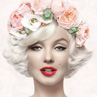 Flower crown beauty wallpaper