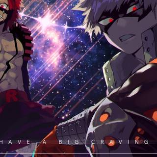 Bakugou and Kirishima iPhone wallpaper
