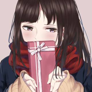 Anime shy girl wallpaper