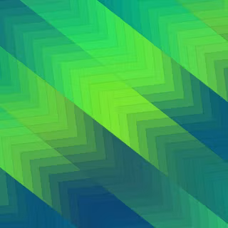 Blue and green geometric wallpaper