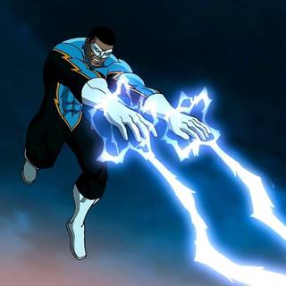 HD Black Lightning wallpaper