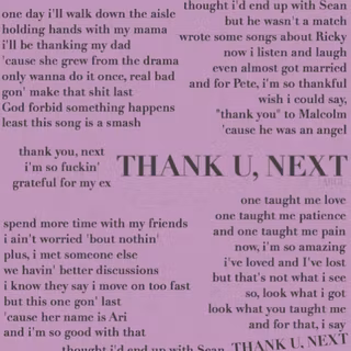 Thank You Next Ariana Grande iPhone wallpaper