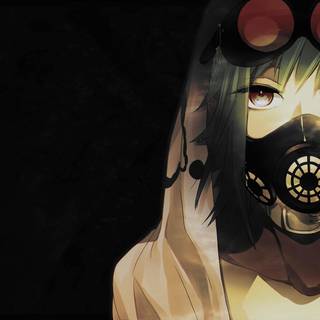 Coolest anime with face mask wallpaper