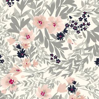 Minimalist floral laptop wallpaper