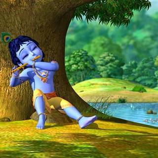 Little Krishna HD wallpaper