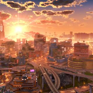 City Ultra HD wallpaper