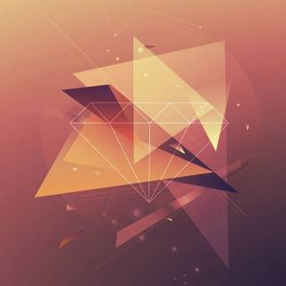 Simple geometric wallpaper