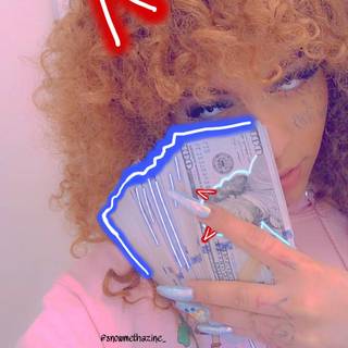 Aesthetic girls mask wallpaper